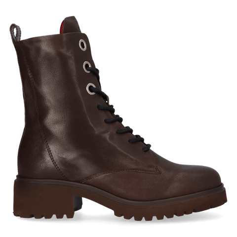 CLEO 16.02 Dames Boots Leer Dark Brown