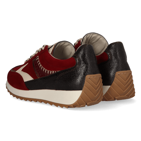 HARLEM 02.15 Dames Sneakers Suede Bordeaux