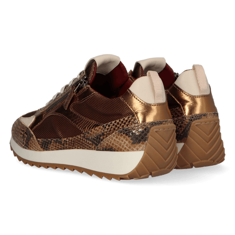 HERA 08.03 Dames Sneakers Leer/Mesh Cuoio