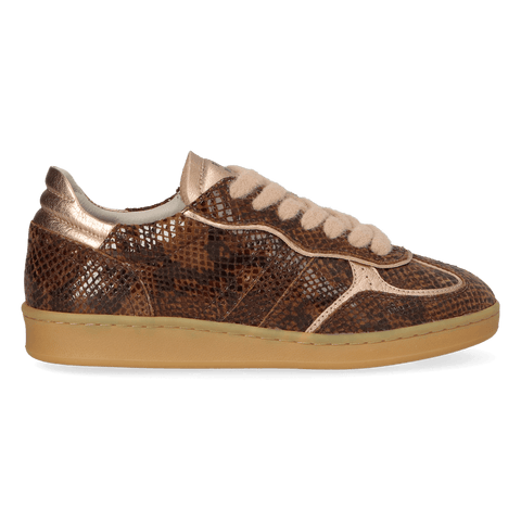IMOLA 01.25 Dames Sneakers Leer Dark Brown