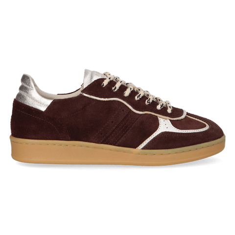IMOLA 01.26 Dames Sneakers Suede Dark Brown