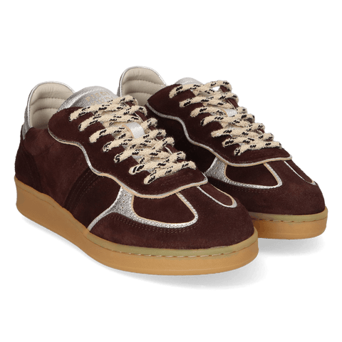 IMOLA 01.26 Dames Sneakers Suede Dark Brown