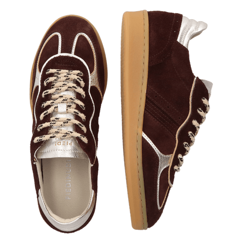 IMOLA 01.26 Dames Sneakers Suede Dark Brown