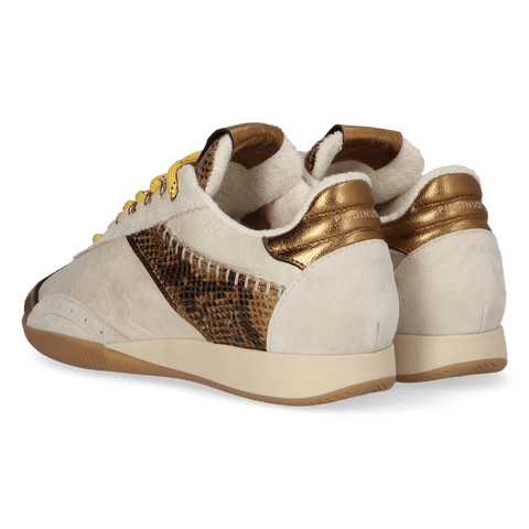 JANET 02.04 Dames Sneakers Leer Cuoio