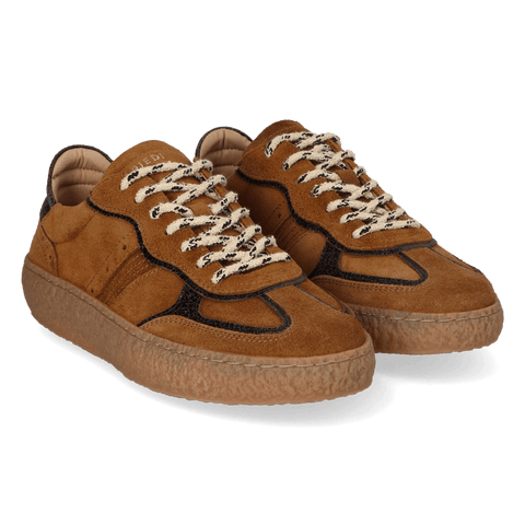 LIXI 03.03 Dames Sneakers Suede Tabacco