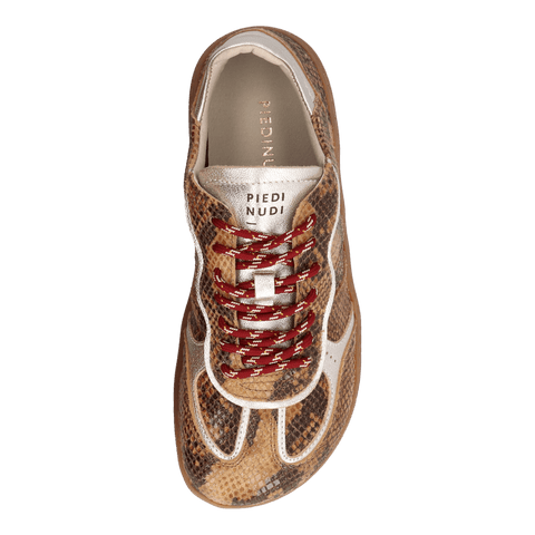 NUDI 01.01 Dames Sneakers Leer Cuoio Snake
