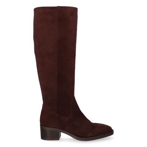 YUNA 06.02 Dames Laarzen Suede Dark Brown